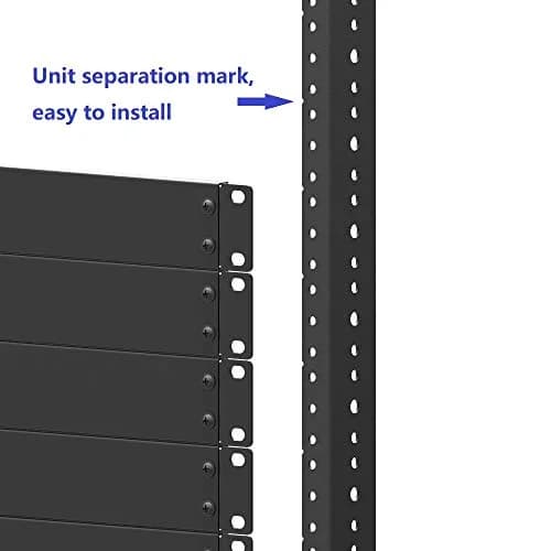 JINGCHENGMEI 10U Steel Rack Rails Kit with Hardware | Supports Rack Mount Equipment in India thumbnail 4
