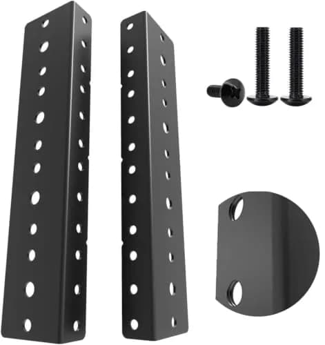 JINGCHENGMEI 4U Rack Rails Kit with Hardware | Supports 4U Equipment, Easy Mounting thumbnail 1