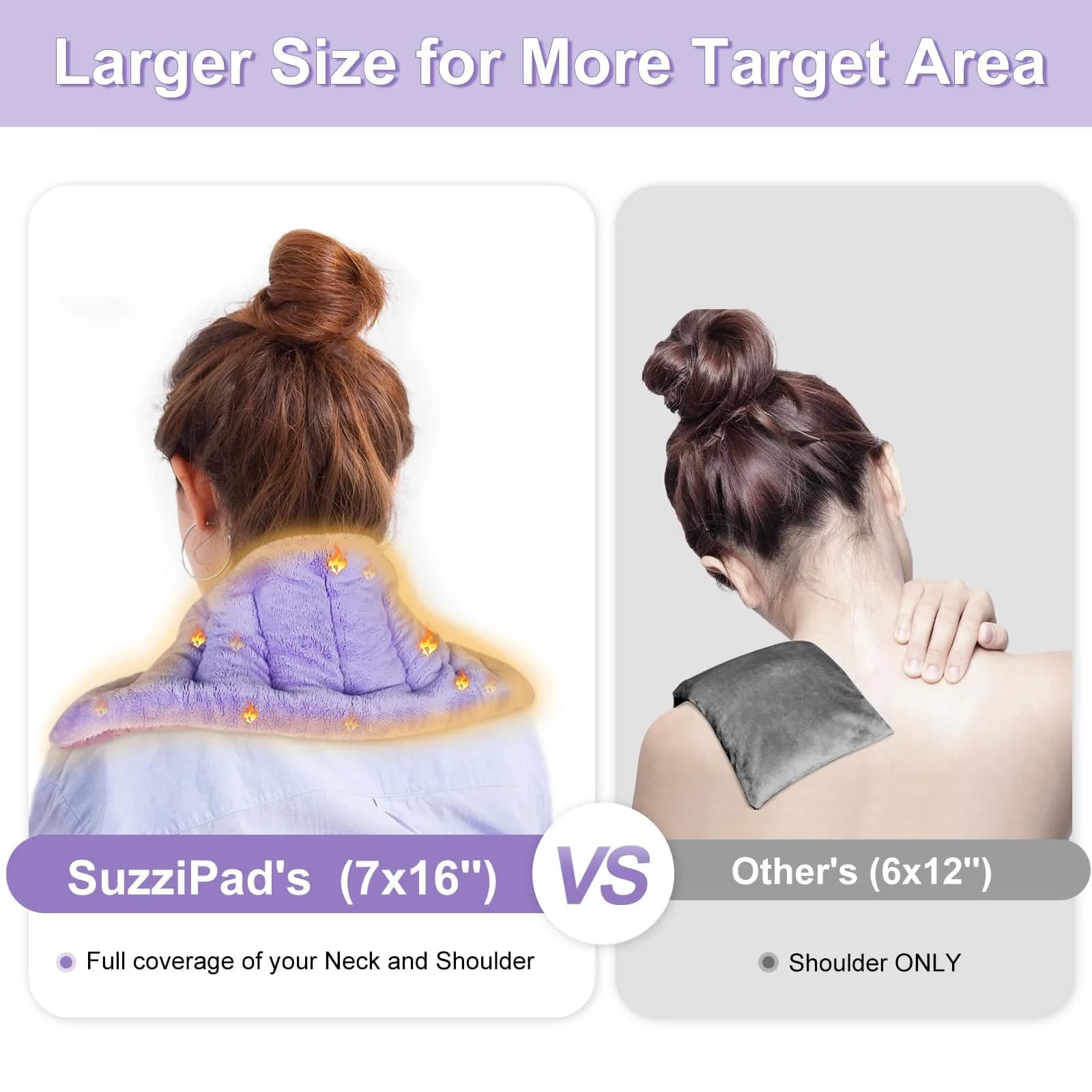 SUZZIPAD Microwave Heating Pad 44990c | Moist Heat for Muscle Soreness & Fatigue - view 4