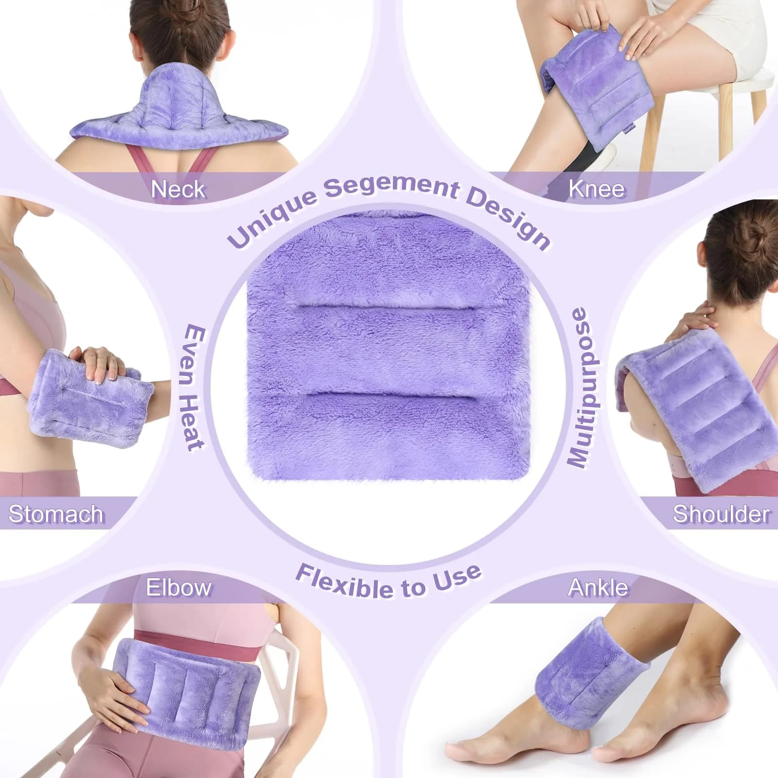 SUZZIPAD Microwave Heating Pad 44990c | Moist Heat for Muscle Soreness & Fatigue - view 5