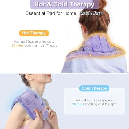SUZZIPAD Microwave Heating Pad 44990c | Moist Heat for Muscle Soreness & Fatigue thumbnail 6