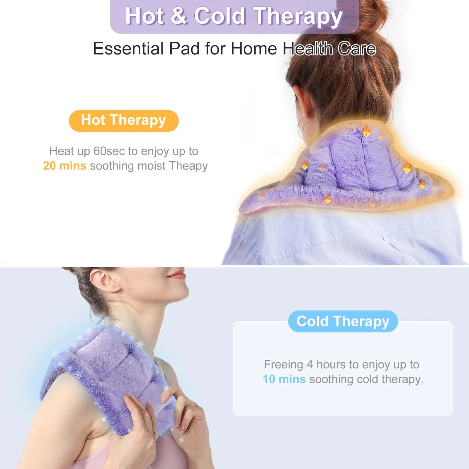SUZZIPAD Microwave Heating Pad 44990c | Moist Heat for Muscle Soreness & Fatigue - view 6