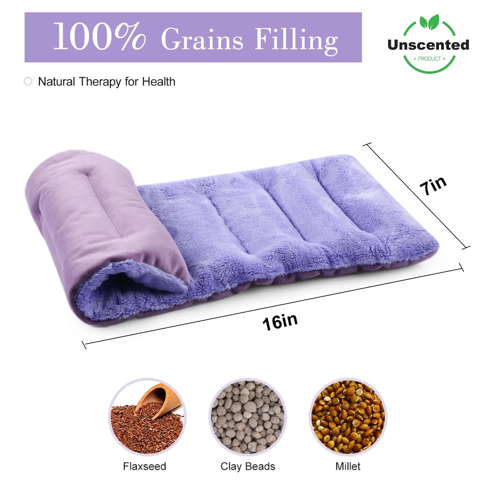 SUZZIPAD Microwave Heating Pad 44990c | Moist Heat for Muscle Soreness & Fatigue - view 3
