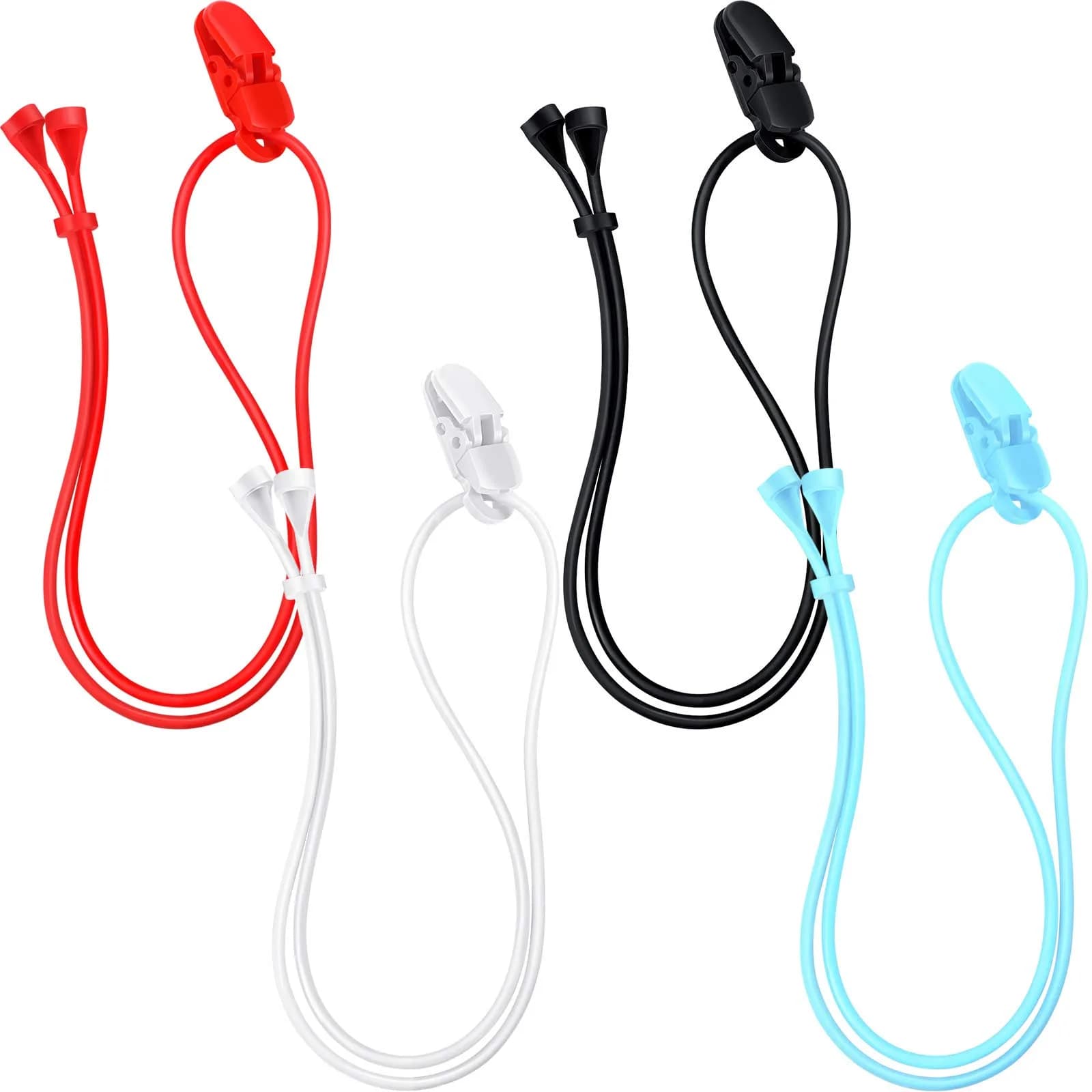 BBTO Hearing Aid Clips 4-Pack | Adjustable Anti-Loss Lanyards for Seniors & Adults - main product image
