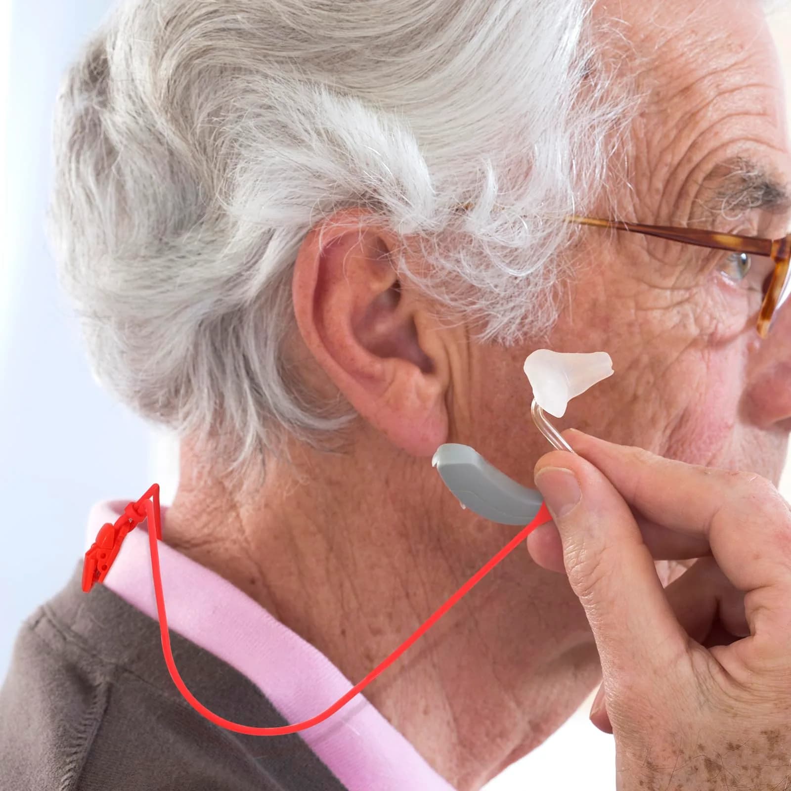 BBTO Hearing Aid Clips 4-Pack | Adjustable Anti-Loss Lanyards for Seniors & Adults - view 5