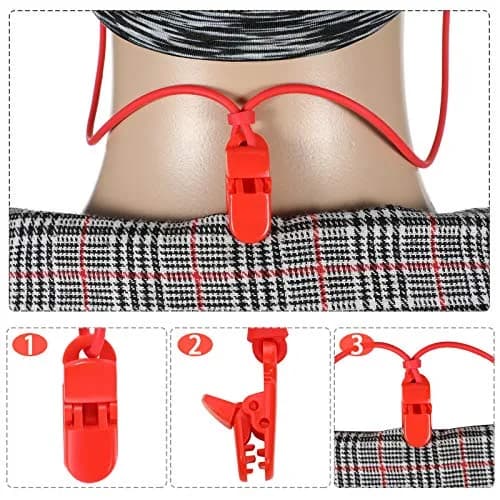 BBTO Hearing Aid Clips 4-Pack | Adjustable Anti-Loss Lanyards for Seniors & Adults thumbnail 3