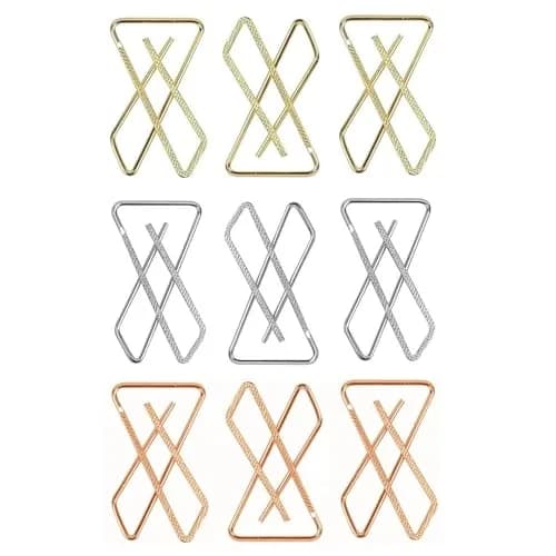 VAMA Women's Brooches & Pins For Hijab Dupatta Pallu Scrafs 9 pcs | Elegant Designer Safety Saree Pin Combo thumbnail 1