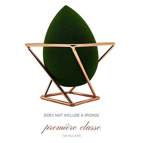 Première Classe Skincare Rose Gold Beauty Sponge Holder | Makeup Brush Organizer Rack Case thumbnail 7