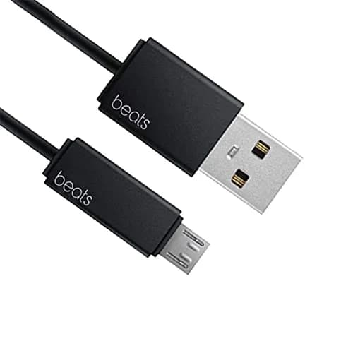 icevein Micro USB Charging Cable for Beats Solo & Pill Speakers | 3.3ft Black thumbnail 1