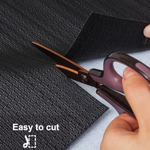 Myir JUN Black Placemats Set of 8 | Durable PVC Indoor/Outdoor Table Mats thumbnail 9