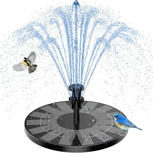 AISITIN 3.5W Solar Fountain with 6 Nozzles & 4 Fixer | Floating Outdoor Water Pump for Bird Baths, Gardens, Ponds thumbnail 1