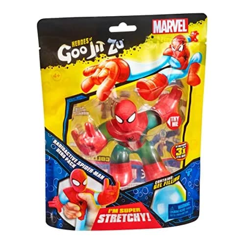 Heroes of Goo Jit Zu Radioactive Spider-Man Action Figure 11.4 cm (4.5 inches) | Licensed Marvel S3 Hero Pack thumbnail 2