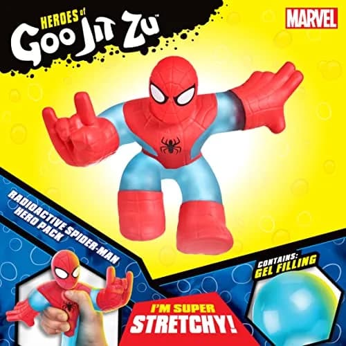 Heroes of Goo Jit Zu Radioactive Spider-Man Action Figure 11.4 cm (4.5 inches) | Licensed Marvel S3 Hero Pack thumbnail 3