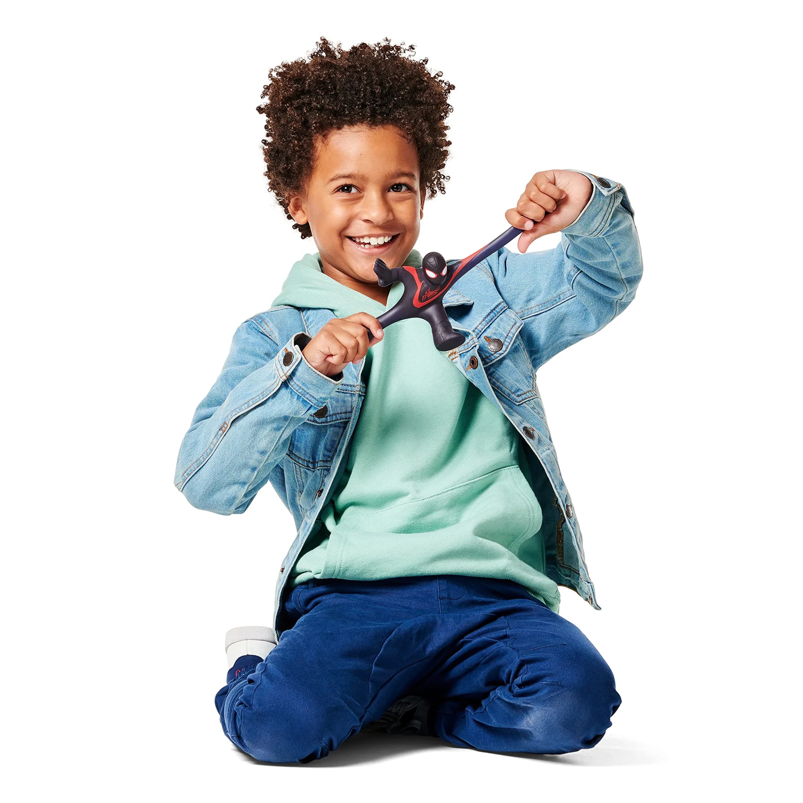 Heroes of Goo Jit Zu Miles Morales Super Squishy Hero Pack | Stretches 3x Size, Non-Toxic - view 5