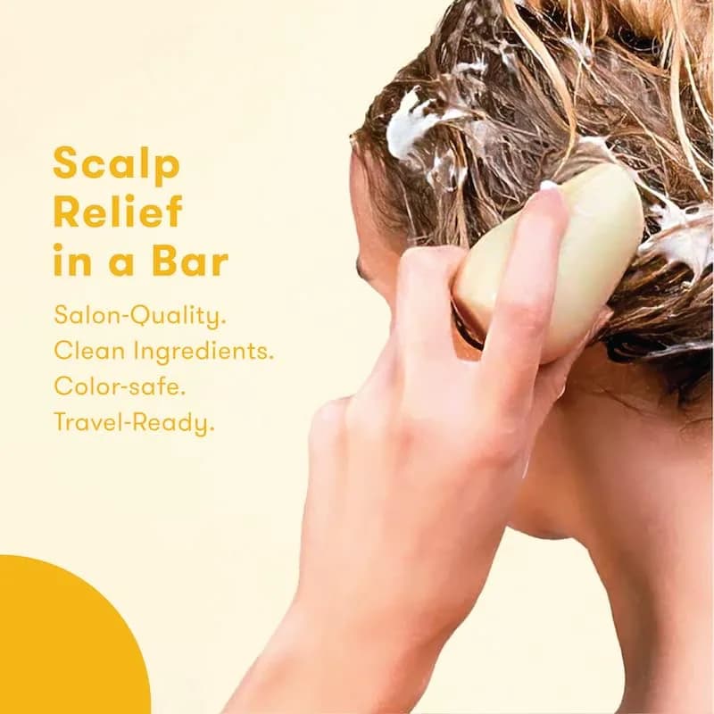 HIBAR Soothe Shampoo Bar 3.2 Oz | For Dry, Itchy, Flaky Scalps, Plastic-Free thumbnail 6