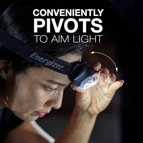Energizer PRO-400 Headlamp Rechargeable | 380 Lumens, 7 Modes, IPX4 Water Resistant, USB Included thumbnail 5