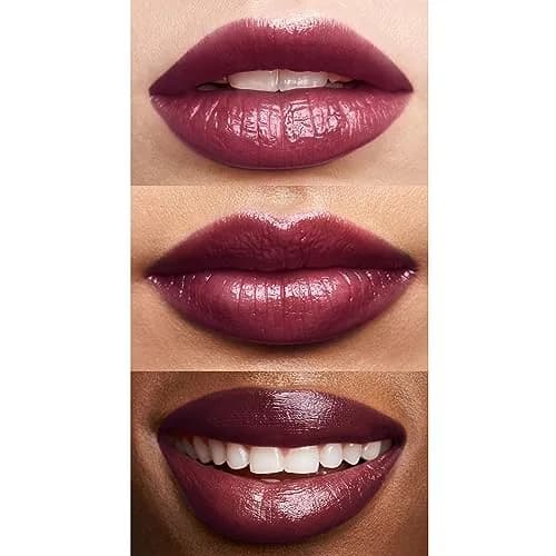 e.l.f. Sheer Slick Lipstick Black Cherry | Hydrating Lip Color with Vitamin E (2g / 0.06 Oz) thumbnail 4