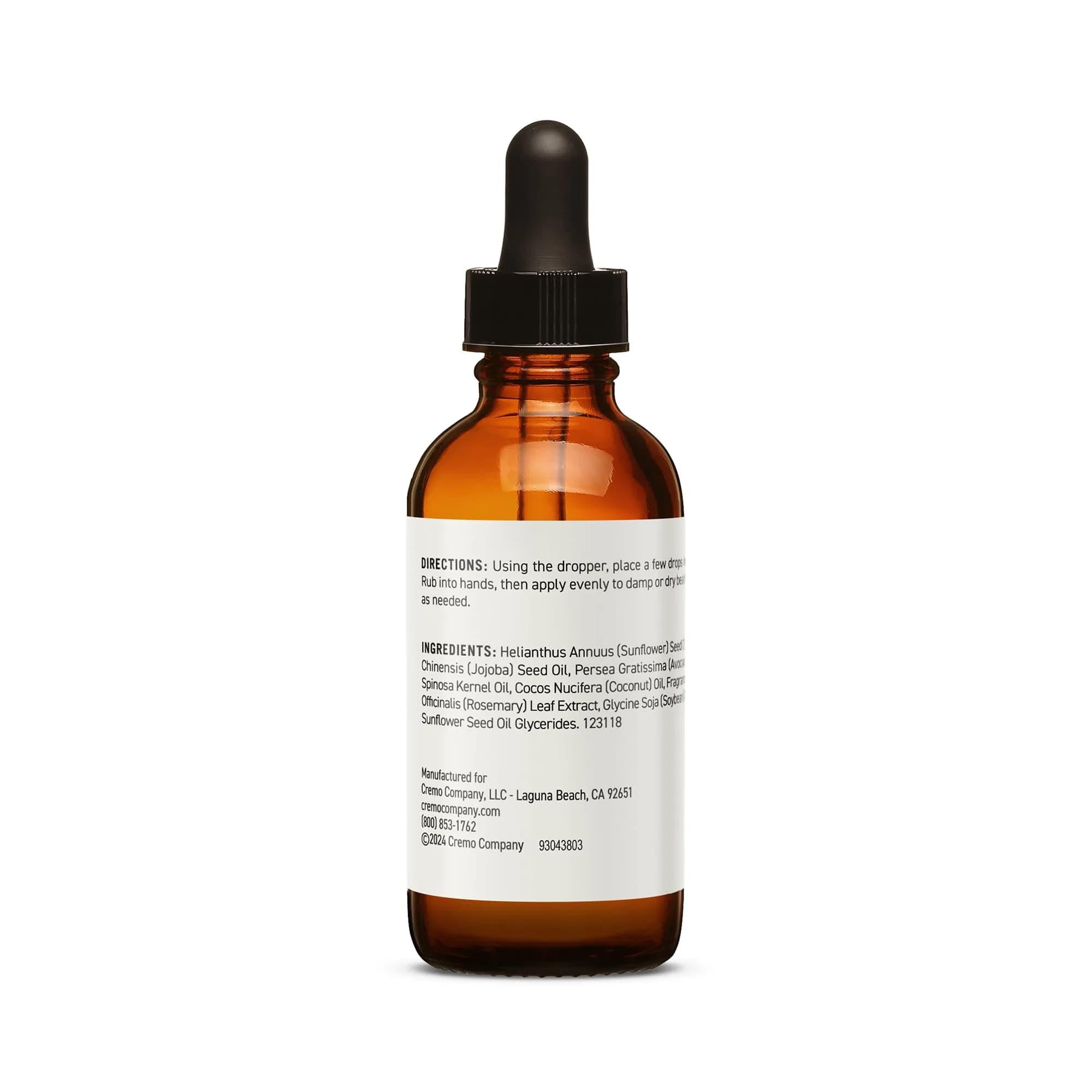 Cremo Beard Oil for Men, Palo Santo, 1 Fl Oz (30ml) | Nourishes & Softens Beard - view 4