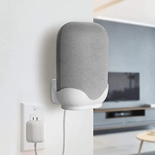 LeongLzt Ouligei Google Nest Audio Speaker Wall Mount Bracket White | Easy Install & Cable Management thumbnail 4