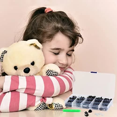 Yexixsr Safety Eyes and Noses for Amigurumi 566PCS | Assorted Sizes for Crochet Dolls & Plush Animals thumbnail 2