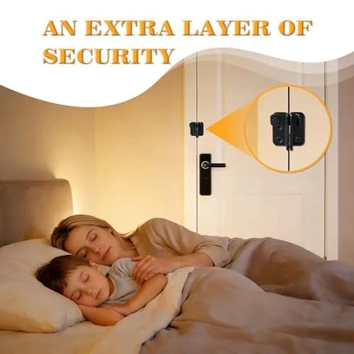 Alise Flip Latch Gate Latch Barn Door Lock Shed Door Latch, Matte Black, 1.6in (4cm) | Heavy Duty Stainless Steel Security thumbnail 4