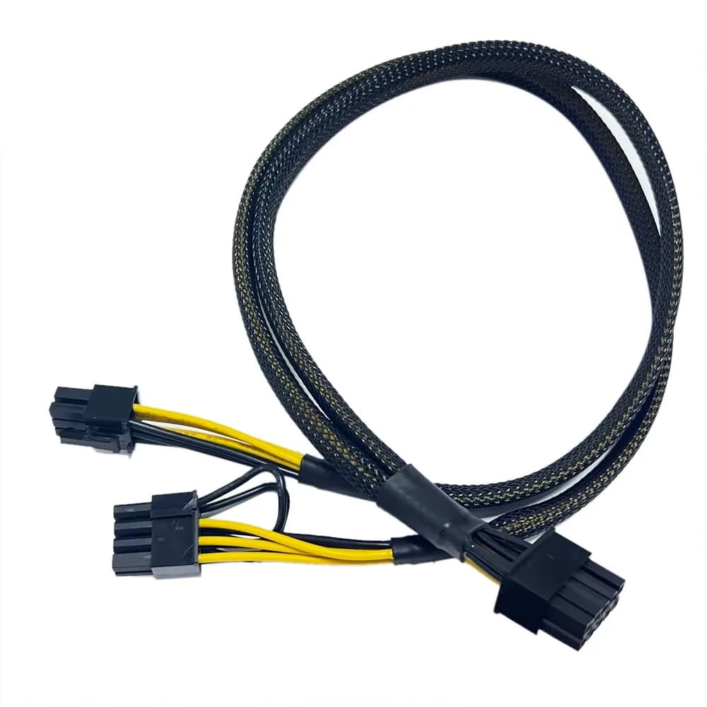 Zahara 10 Pin to 8+6 Pin PCIe GPU Power Adapter Cable 50cm (19.68 inches) for Dell Precision 5820