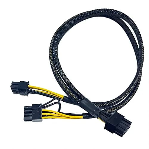 Zahara 10 Pin to 8+6 Pin PCIe GPU Power Adapter Cable 50cm (19.68 inches) for Dell Precision 5820 thumbnail 1