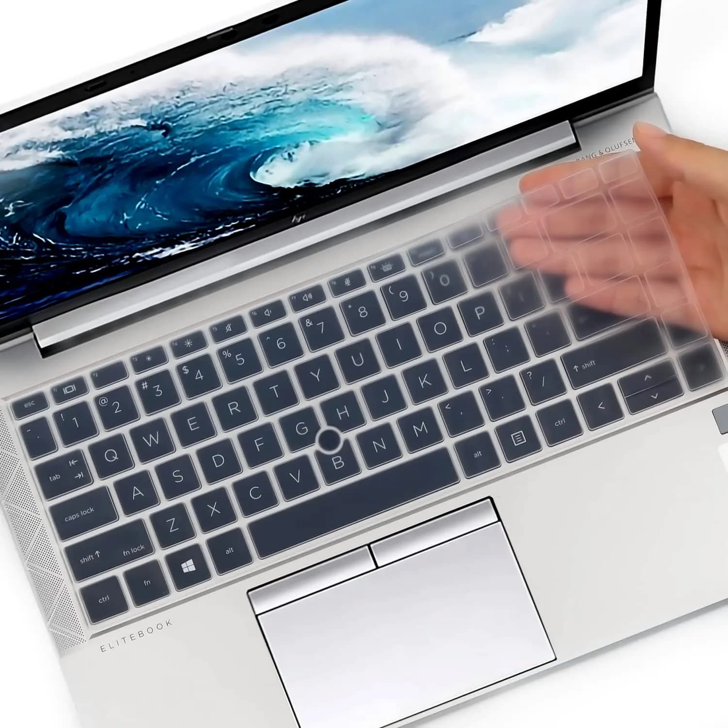 MUBUY-GOL Keyboard Cover for 14 Inch HP EliteBook 840 845 G7 G8 | Waterproof Dustproof Silicone - main product image