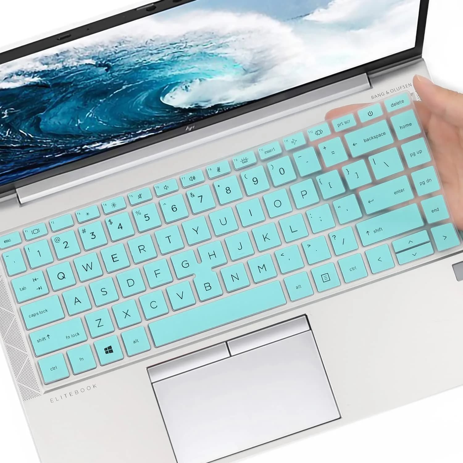 MUBUY-GOL Keyboard Cover for 14" HP EliteBook 840 845 G7 G8 | Waterproof & Dustproof — Hotblue
