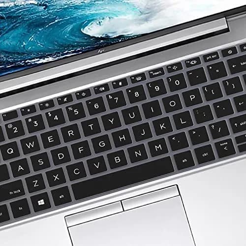 MUBUY-GOL Black Silicone Keyboard Cover Skin for HP EliteBook 13.3 inch Laptops (US Layout) thumbnail 3