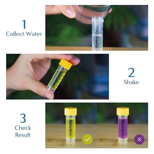 AquaVial Water Testing Kit 8-Pack for E. Coli & Coliform Bacteria | High Sensitivity Water Quality Test thumbnail 4