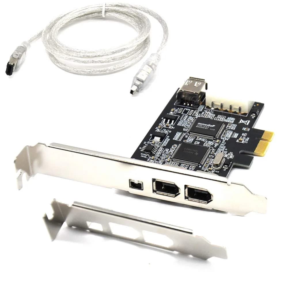 Pardarsey PCIe Firewire Card IEEE 1394a 4 Ports | Plug-and-Play Controller for Windows 10 & Mac OS — P-1394 For Mac Os
