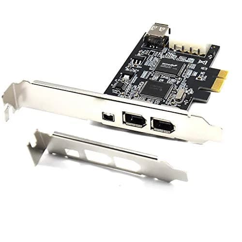 Pardarsey PCIe Firewire Card IEEE 1394a 4 Ports | Plug-and-Play Controller for Windows 10 & Mac OS thumbnail 2