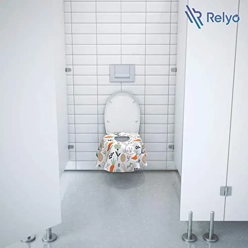 Relyo Disposable Toilet Seat Covers 20 Pack Easter Bunny | Waterproof & Non-Slip for Travel & Potty Training thumbnail 7