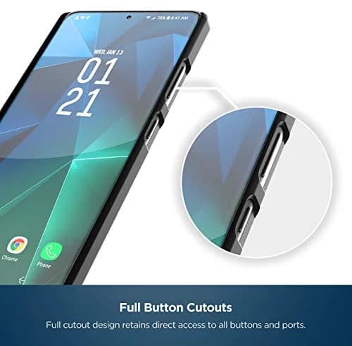 ENCASED DuraClip Belt Clip Case for Samsung Galaxy S21 | Slim Phone Cover with Holster, 180° Swivel Clip, Black thumbnail 3
