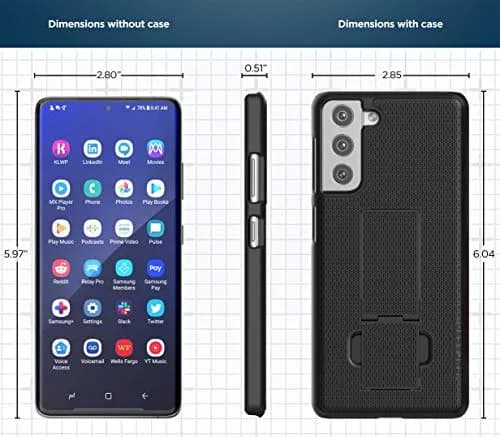 ENCASED DuraClip Belt Clip Case for Samsung Galaxy S21 Plus | Slim, Durable & Secure Phone Cover thumbnail 8