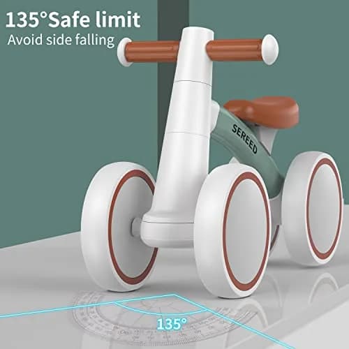 SEREED Baby Balance Bike Green 1.6kg (3.6 lb) | ASTM-Tested for Toddlers 12-24 Months thumbnail 7