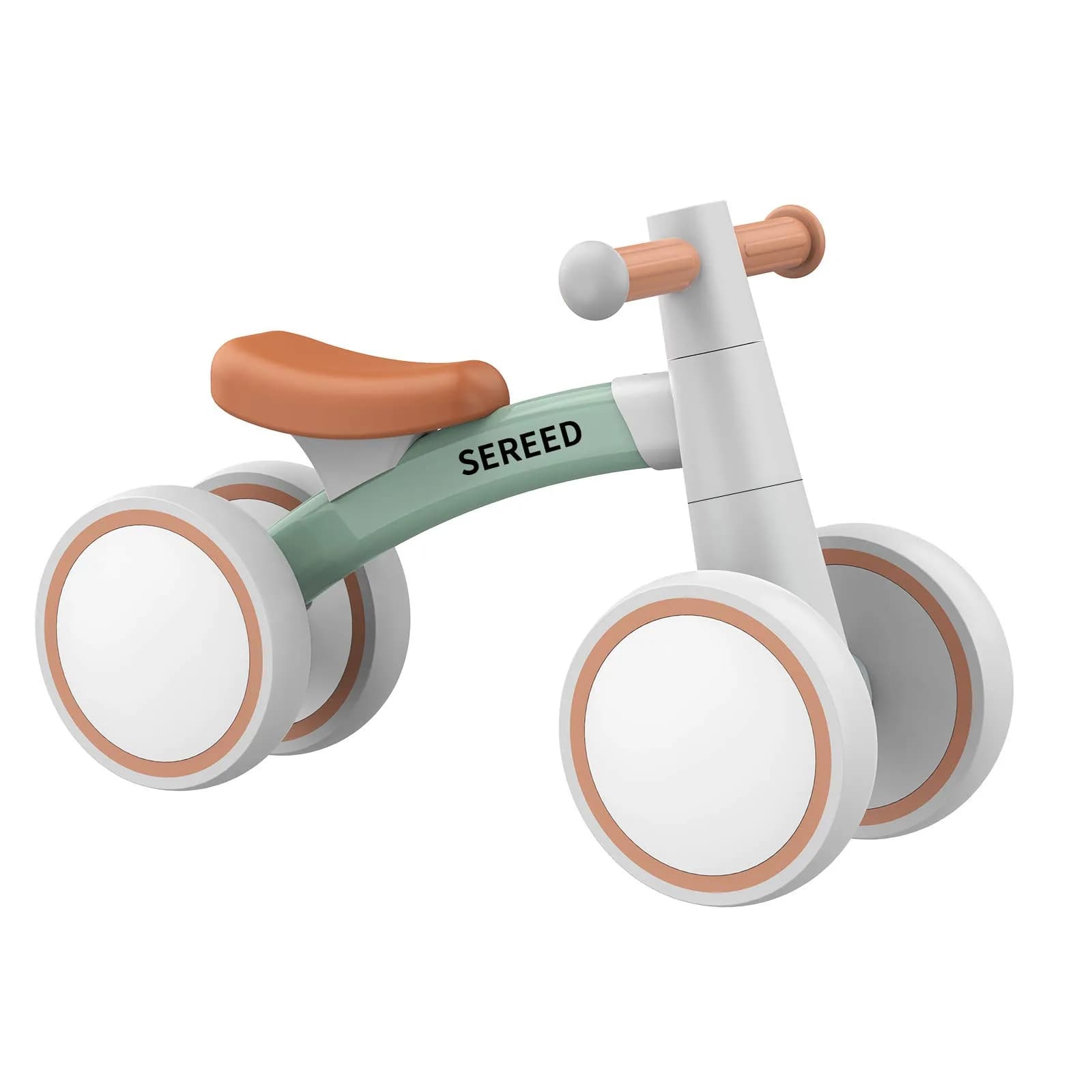 SEREED Baby Balance Bike for 1 Year Old Girl Gifts, Toddler Walker, 12-24 Months, Green - main product image