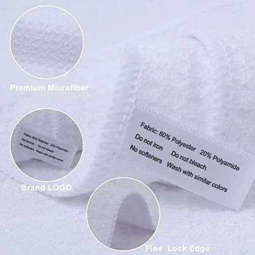SINLAND Microfiber Kitchen Towels 6 Pack | Quick Dry & Lint-Free 16x24 Inch thumbnail 4