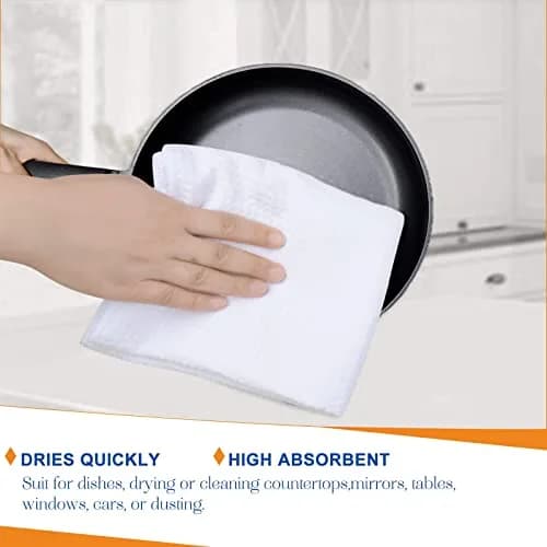 SINLAND Microfiber Kitchen Towels 6 Pack | Quick Dry & Lint-Free 16x24 Inch thumbnail 8
