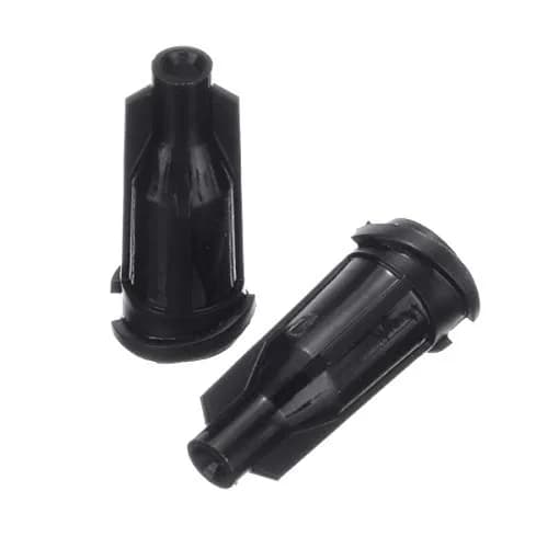 Jyving Syringe Luer Stop Caps 100PCS Black | Sealing Fittings for Lab Use thumbnail 4