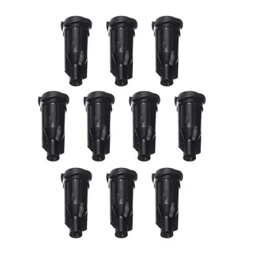 Jyving Syringe Luer Stop Caps 100PCS Black | Sealing Fittings for Lab Use thumbnail 3