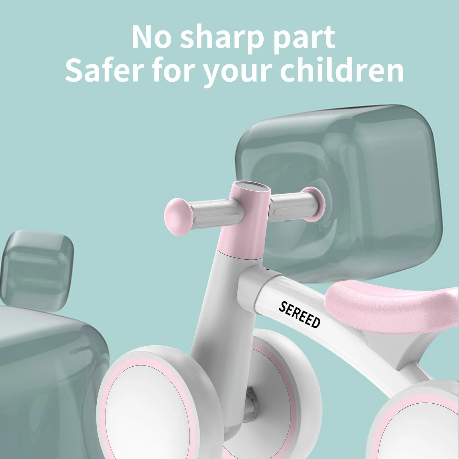 SEREED Baby Balance Bike for 1 Year Old Boy Girl, First Birthday Gift Toy | Aluminum Alloy Frame, 12-24 Months Toddler Bike - view 6
