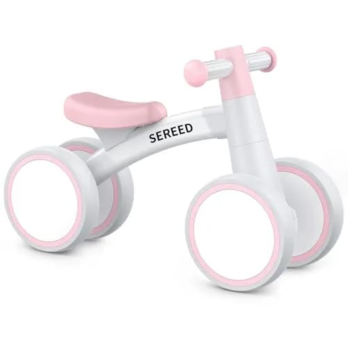 SEREED Baby Balance Bike for 1 Year Old Boy Girl, First Birthday Gift Toy | Aluminum Alloy Frame, 12-24 Months Toddler Bike thumbnail 1