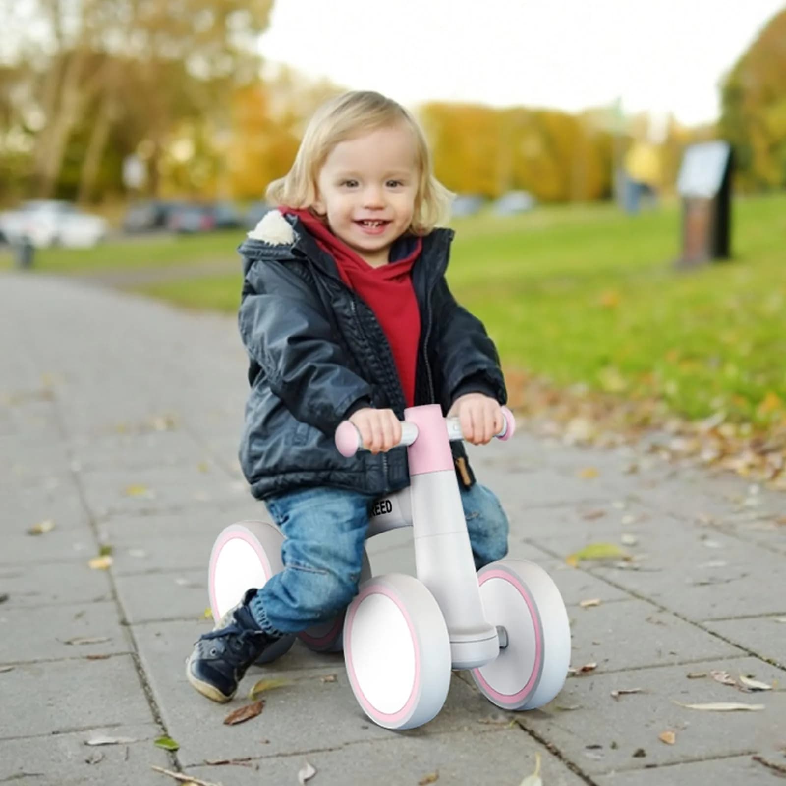 SEREED Baby Balance Bike for 1 Year Old Boy Girl, First Birthday Gift Toy | Aluminum Alloy Frame, 12-24 Months Toddler Bike - view 9