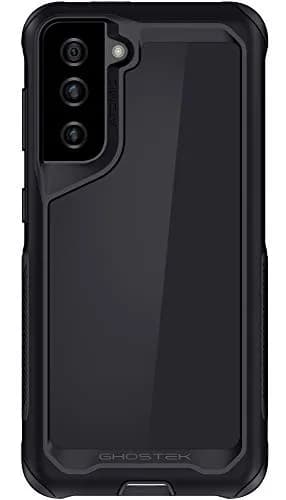 Ghostek Atomic Slim Samsung Galaxy S21 Case - Heavy Duty Aluminum Bumper Clear Back Cover - Shock-Absorbing Protective Phone Case for Galaxy S21 5G Phone Case 2021, (6.2") thumbnail 1