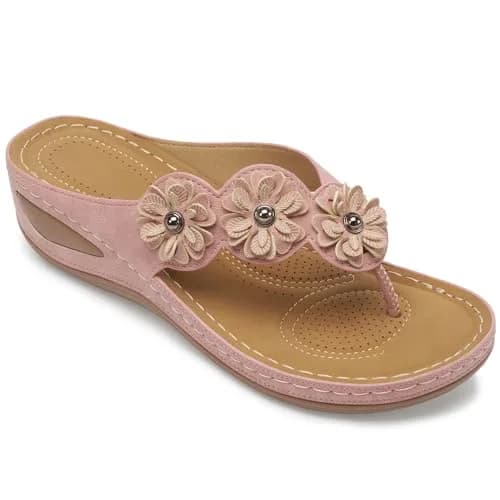 FUDYNMALC Wedge Sandals for Women Comfortable: Summer Platform Flip Flops thumbnail 1