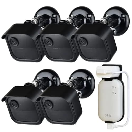 GoHonor Blink Outdoor Camera Mount Bracket 5-Pack with Sync Module Outlet Mount | Weatherproof ABS Plastic thumbnail 1