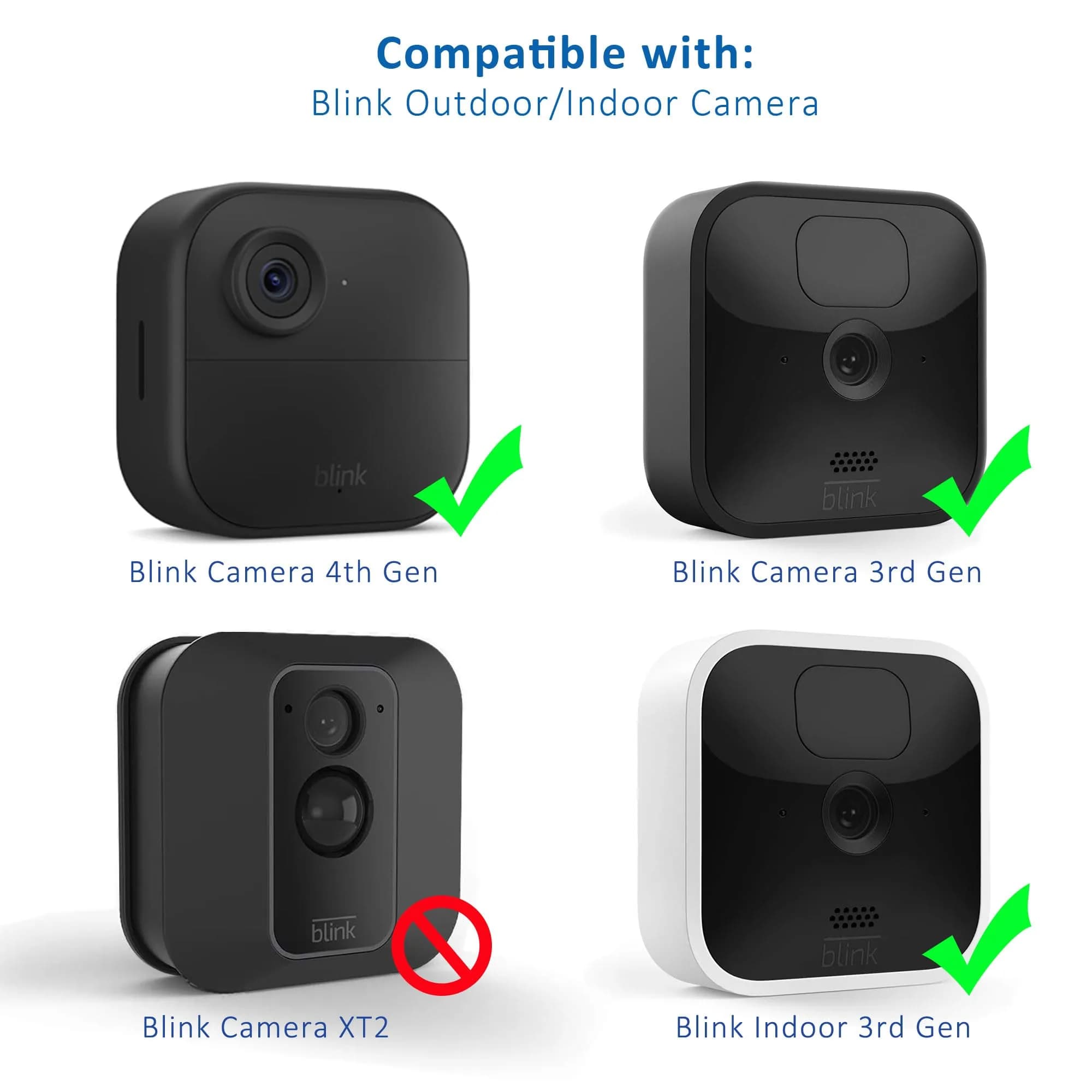 GoHonor 3+1 Pack Blink Outdoor Camera Mount Bracket with Sync Module Outlet Mount - view 2