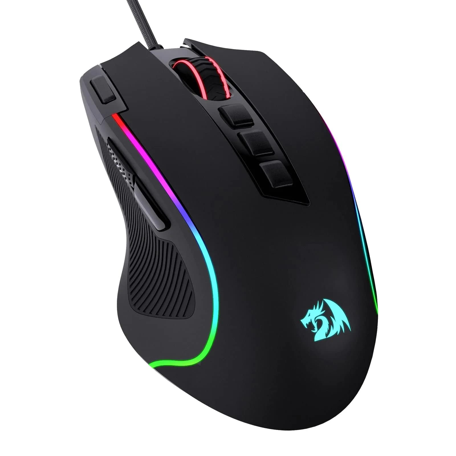 Redragon M612 Predator Wired RGB Optical Gaming Mouse 8000 DPI, 126g | 11 Programmable Buttons, Pixart P3104 Sensor